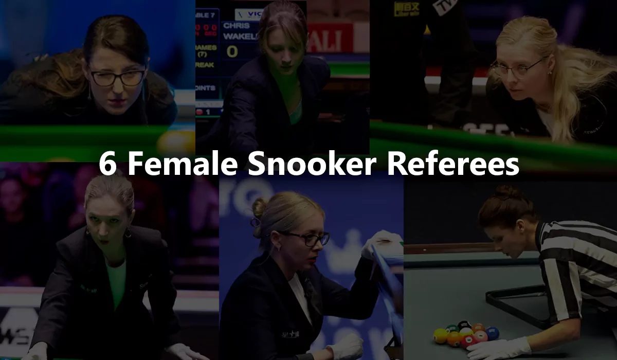 6 Female Snooker Referees
