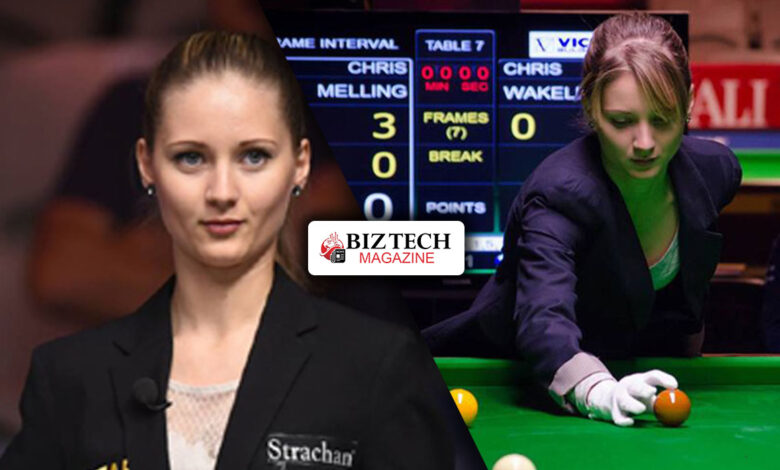 Proletina Velichkova Snooker Referee